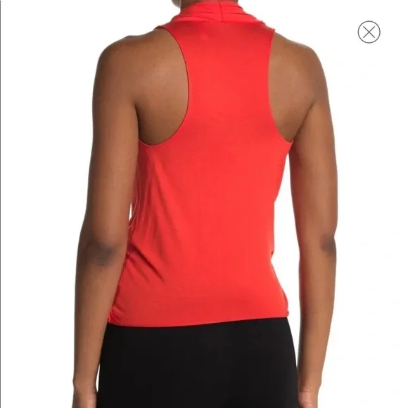 Helmut Lang | Overlap Draped Top In Helium Pink S - Picture 4 of 12